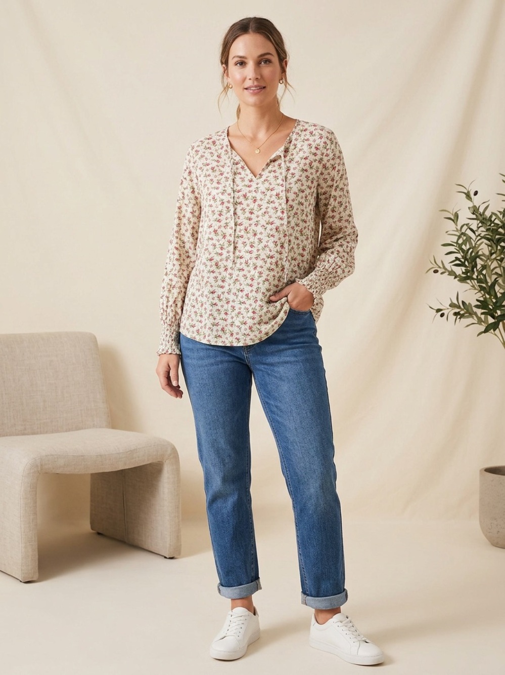 Lucky Brand Top - Picture 2 of 13